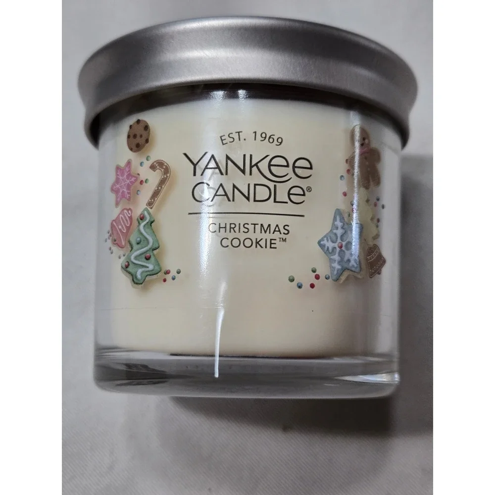Yankee Candle Christmas Cookie Jar & Sleep Diffuser Refills Bundle 3pc Set